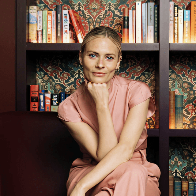 Portrait of Pandora Sykes, journalist and broadcaster